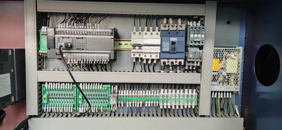 1Μηχανή κάμψης σωλήνων.5 ιντσών CNC αυτόματη 2 κινητήρες σερβο 2 ηλεκτρικός στρογγυλοκόπτης σωλήνων άξονα