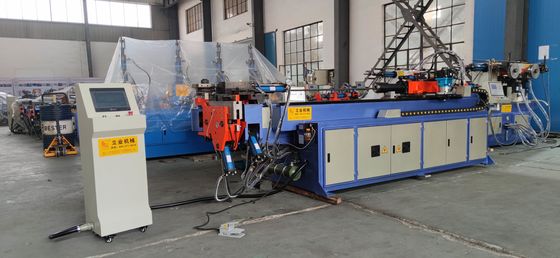 1Μηχανή κάμψης σωλήνων.5 ιντσών CNC αυτόματη 2 κινητήρες σερβο 2 ηλεκτρικός στρογγυλοκόπτης σωλήνων άξονα