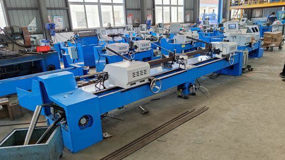 DJ80 Υδραυλικό διπλό κεφαλή στερεό σωλήνα μηχανή διαμόρφωσης τερματικού μύλου