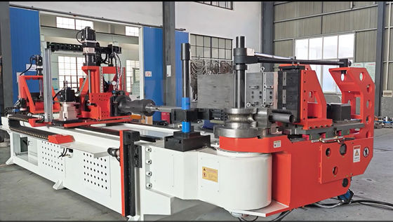 DW130CNC10A3S-T αυτόματη μηχανή κάμψης σωλήνων CNC 5,5 ιντσών 10 άξονων με κάμψη ώθησης